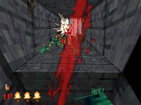 une photo d'Ã©cran de The House of the Dead sur Sega Saturn